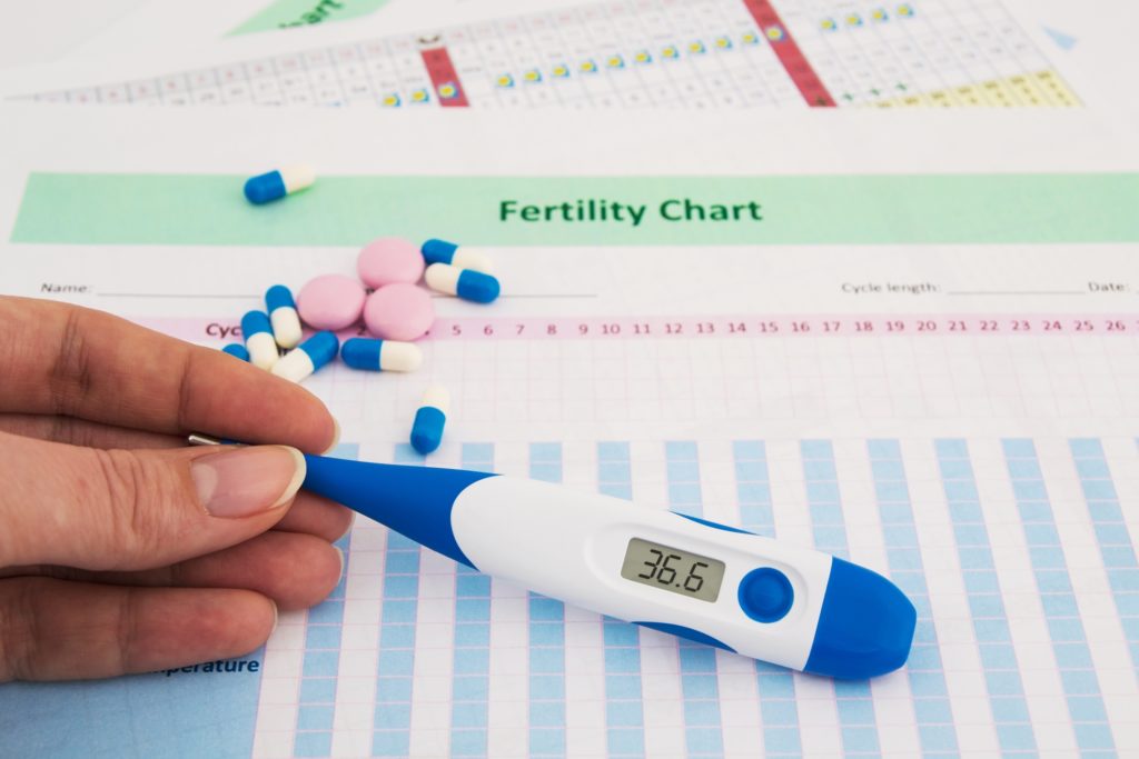 http://www.dreamstime.com/stock-image-woman-hand-holding-thermometer-image29104031|Fertility & Infertility Cycle_diagram_with explanation |