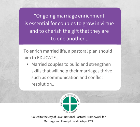 Ongoing marriage enrichment